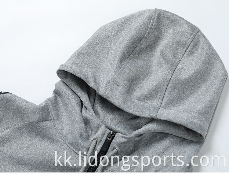 Көтерме Hoodie Mens Жоғары сапалы толық zip hoodie еркектері